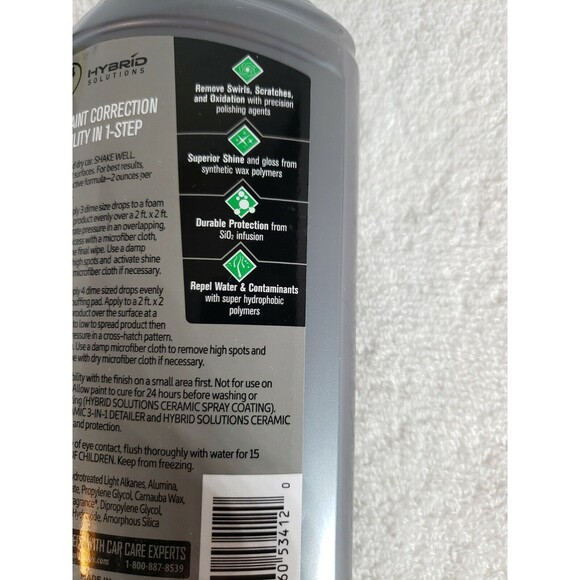 Turtle Wax Hybrid Solutions CERAMIC Polish & Wax NEW Sealed - Picture 6 of 6